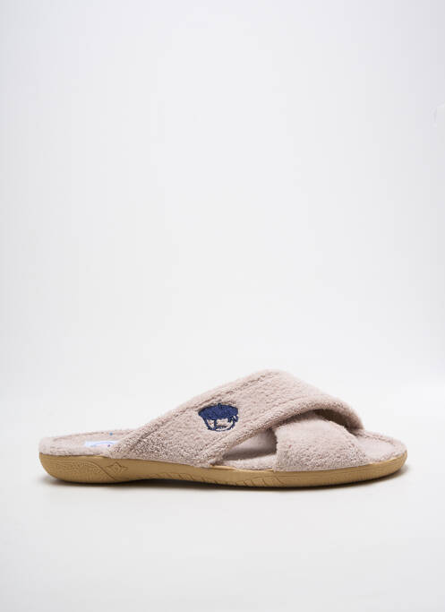 Mulete/saboți vârf deschis vârf deschis bej LA BANDE À MICH' homme