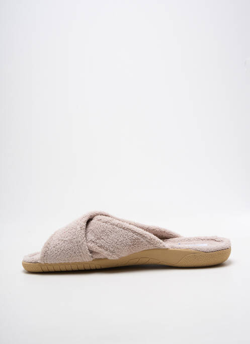 Mulete/saboți vârf deschis vârf deschis bej LA BANDE À MICH' homme