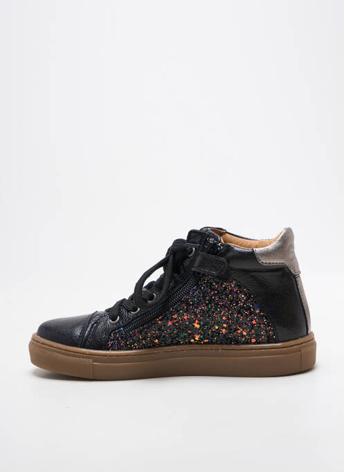 Adidași țesătură țesătură cu sclipici vârf rotund negru GBB fille