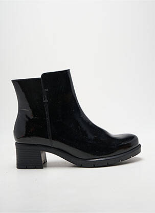 Botine/ghete toc pătrat toc de 4 la 6 cm negru ARA femeie