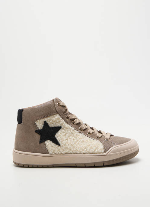 Adidași țesătură satinată vârf rotund bej BELLAMY fille