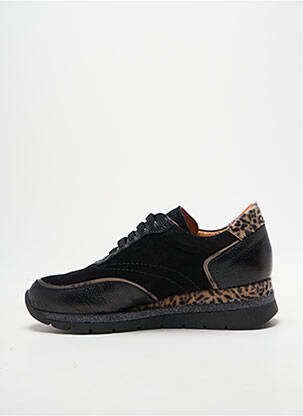 Adidași material neted toc plat până la 3 cm negru FOLIE'S femeie