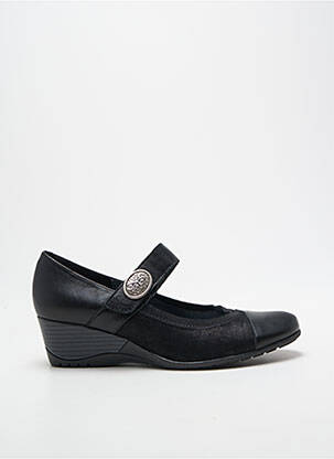 Pantofi cu toc tip de talpă amortizantă toc de 4 la 6 cm negru GEO-REINO femme