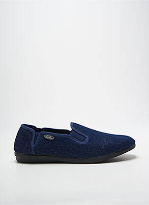 Papuci/pantofi de casă vârf rotund vârf rotund albastru SEMELFLEX homme