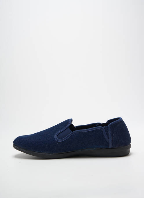 Papuci/pantofi de casă vârf rotund vârf rotund albastru SEMELFLEX homme
