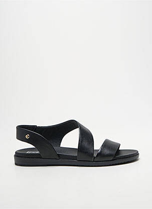 Sandale/pantofi decupați vârf deschis toc plat până la 3 cm negru PIKOLINOS femeie