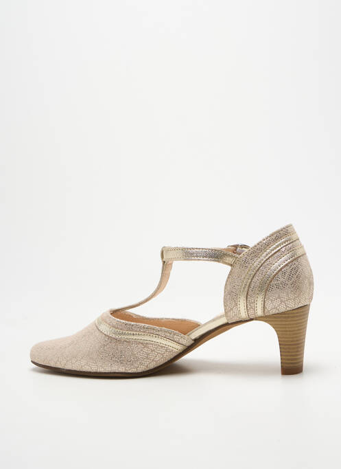 Pantofi cu toc închidere cu buclă(e) toc de 4 la 6 cm auriu GEO-REINO femme