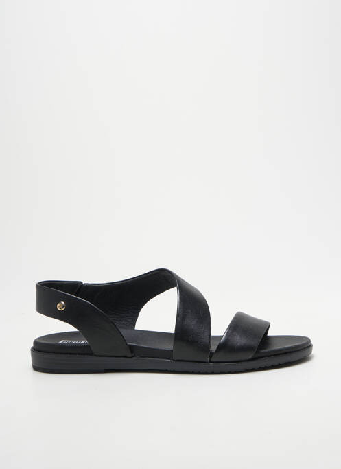 Sandale/pantofi decupați vârf deschis toc plat până la 3 cm negru PIKOLINOS femme