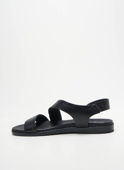 Sandale/pantofi decupați vârf deschis toc plat până la 3 cm negru PIKOLINOS femme