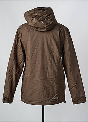 Parka mâneci lungi cu glugă verde KANA BEACH bărbat
