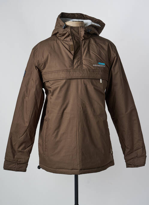 Parka finisaj interior dublat cu glugă verde KANA BEACH homme