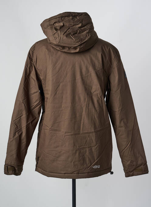 Parka finisaj interior dublat cu glugă verde KANA BEACH homme