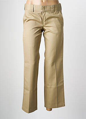 Pantalon drept croială dreaptă bej DICKIES femeie