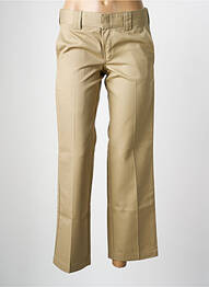 Pantalon drept croială dreaptă bej DICKIES femme
