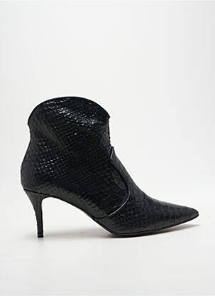 Botine/ghete vârf ascuțit toc de 7 la 9 cm negru BILLIBI femeie