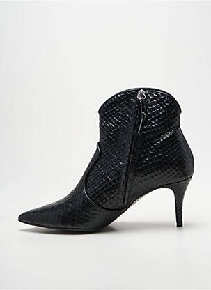 Botine/ghete vârf ascuțit toc de 7 la 9 cm negru BILLIBI femeie