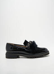 Mocasini material neted toc plat până la 3 cm negru GADEA femme