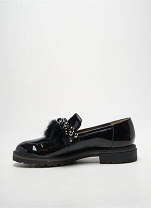 Mocasini material neted toc plat până la 3 cm negru GADEA femeie