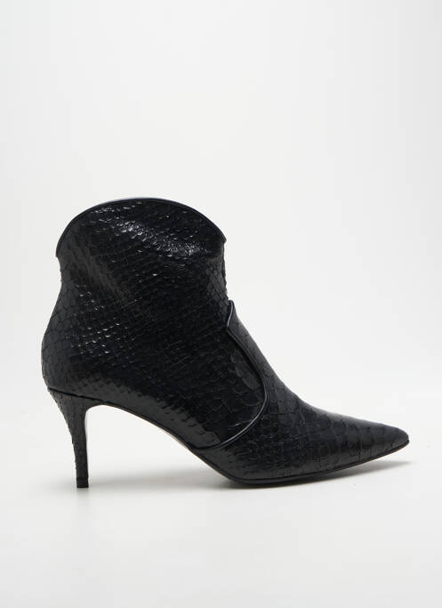 Botine/ghete vârf ascuțit toc de 7 la 9 cm negru BILLIBI femme