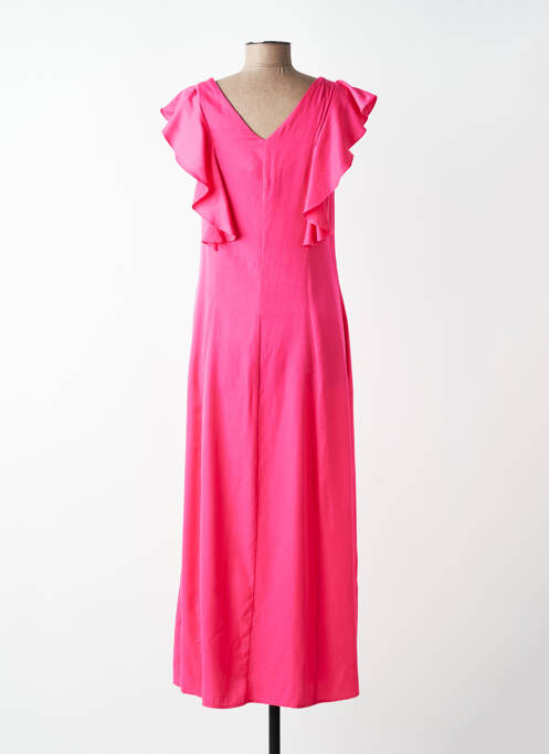 Rochie lungă mâneci scurte mâneci scurte roz B.YOUNG femme