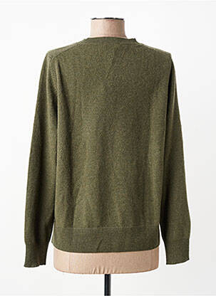 Pulover guler rotund mâneci lungi verde ESTHEME femeie
