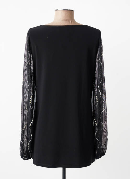 Top croială cambrată mâneci lungi negru JOSEPH RIBKOFF femme