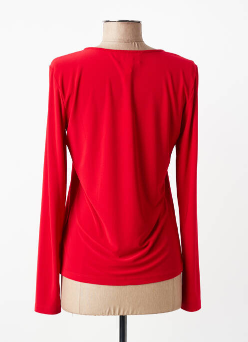 Top croială cambrată mâneci lungi roșu JOSEPH RIBKOFF femme