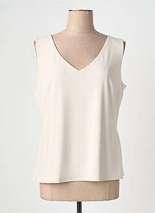 Top elasticitate fără mâneci bej JOSEPH RIBKOFF femme