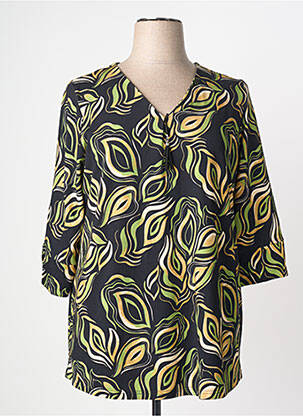 Tricou mâneci 3/4 mâneci 3/4 negru CHALOU femeie