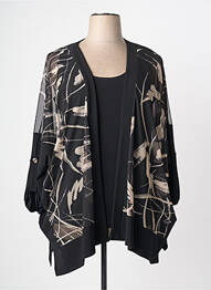Twin-set imprimeu fantezie negru JOSEPH RIBKOFF femme