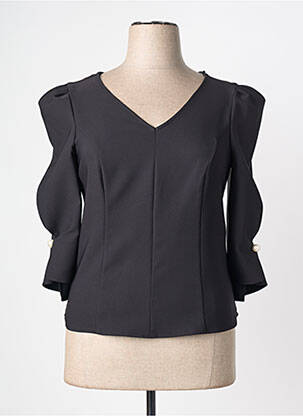 Top elasticitate mâneci 3/4 negru JOSEPH RIBKOFF femeie