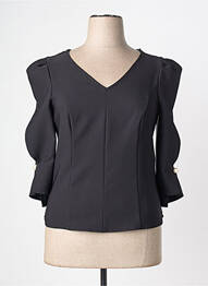 Top elasticitate mâneci 3/4 negru JOSEPH RIBKOFF femme