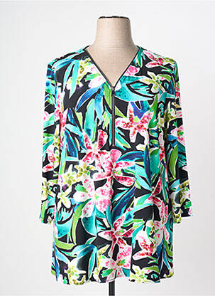 Top elasticitate mâneci 3/4 verde JOSEPH RIBKOFF femme