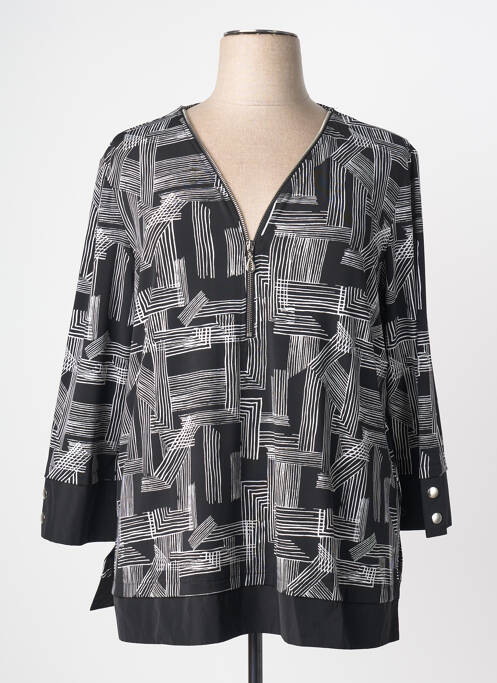 Top elasticitate mâneci lungi negru JOSEPH RIBKOFF femme