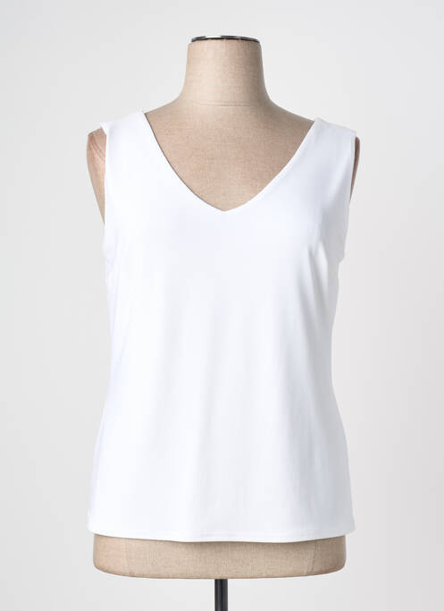 Top elasticitate fără mâneci alb JOSEPH RIBKOFF femme