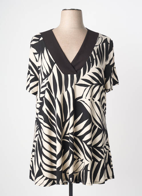 Top elasticitate mâneci scurte negru JOSEPH RIBKOFF femme