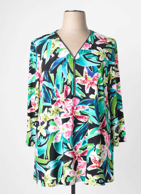 Top elasticitate mâneci 3/4 verde JOSEPH RIBKOFF femme