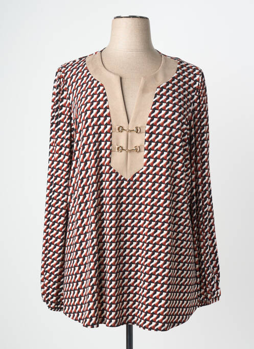 Top elasticitate mâneci lungi maro JOSEPH RIBKOFF femme