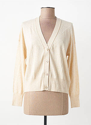 Vestă cu mâneci lungi elasticitate bej ESTHEME femme