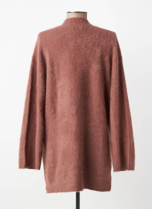 Vestă cu mâneci lungi tricot tricot pufos roz ESTHEME femme