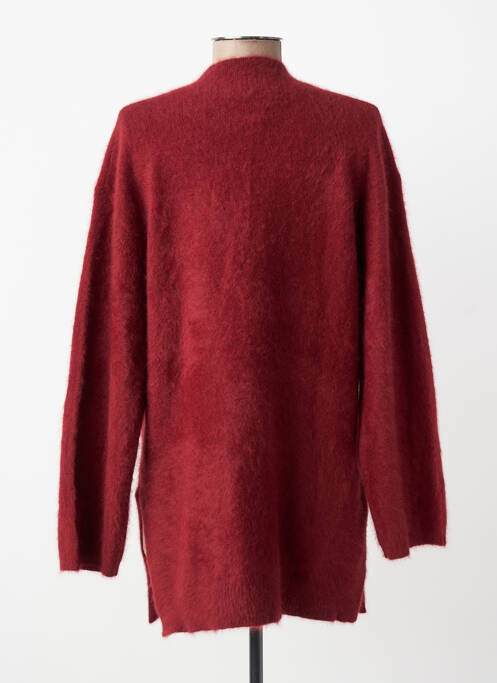 Vestă cu mâneci lungi tricot tricot pufos roșu ESTHEME femme