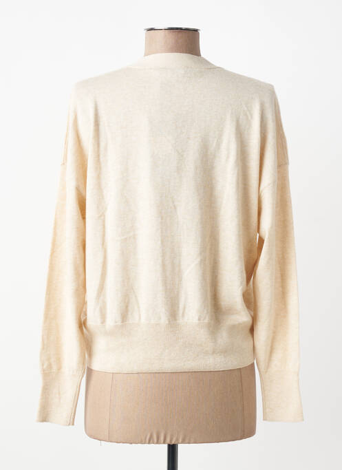 Vestă cu mâneci lungi elasticitate bej ESTHEME femme