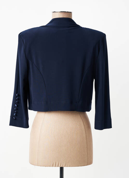 Bolero efect material satinat albastru JOSEPH RIBKOFF femme