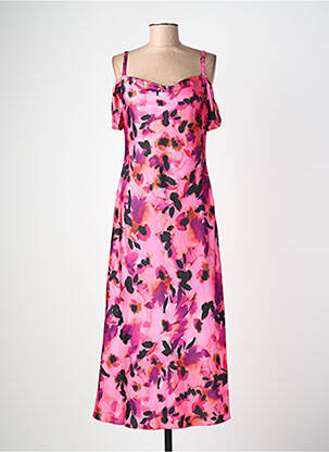 Rochie lungă mâneci scurte mâneci scurte roz JOSEPH RIBKOFF femme