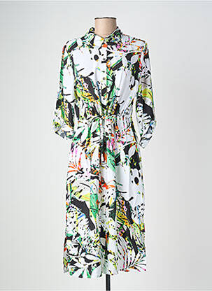 Rochie midi imprimeu floral mâneci 3/4 negru JOSEPH RIBKOFF femeie