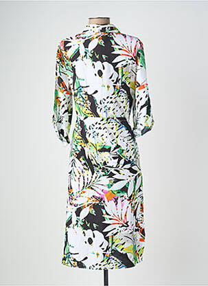 Rochie midi imprimeu floral mâneci 3/4 negru JOSEPH RIBKOFF femeie