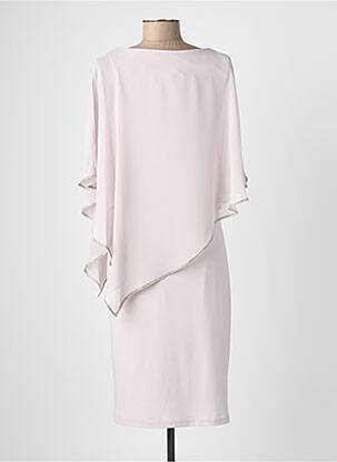 Rochie midi croială fluidă mâneci 3/4 gri JOSEPH RIBKOFF femeie