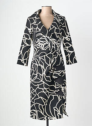 Rochie midi mâneci 3/4 mâneci 3/4 negru JOSEPH RIBKOFF femeie
