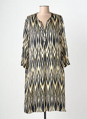 Rochie midi croială fluidă mâneci 3/4 negru GERRY WEBER femeie