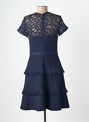 Rochie midi închidere cu fermoar la spate mâneci scurte albastru JOSEPH RIBKOFF femeie
